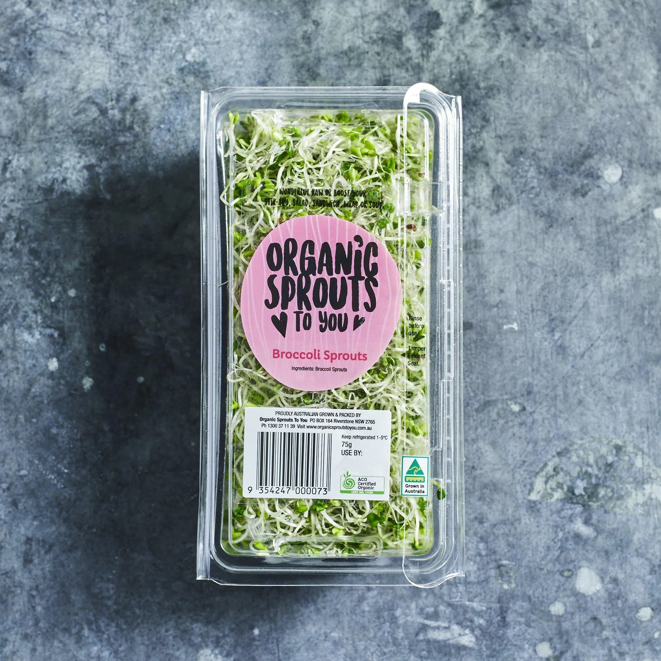 Broccoli Sprouts - Pre-packed - Australian Wheatgrass