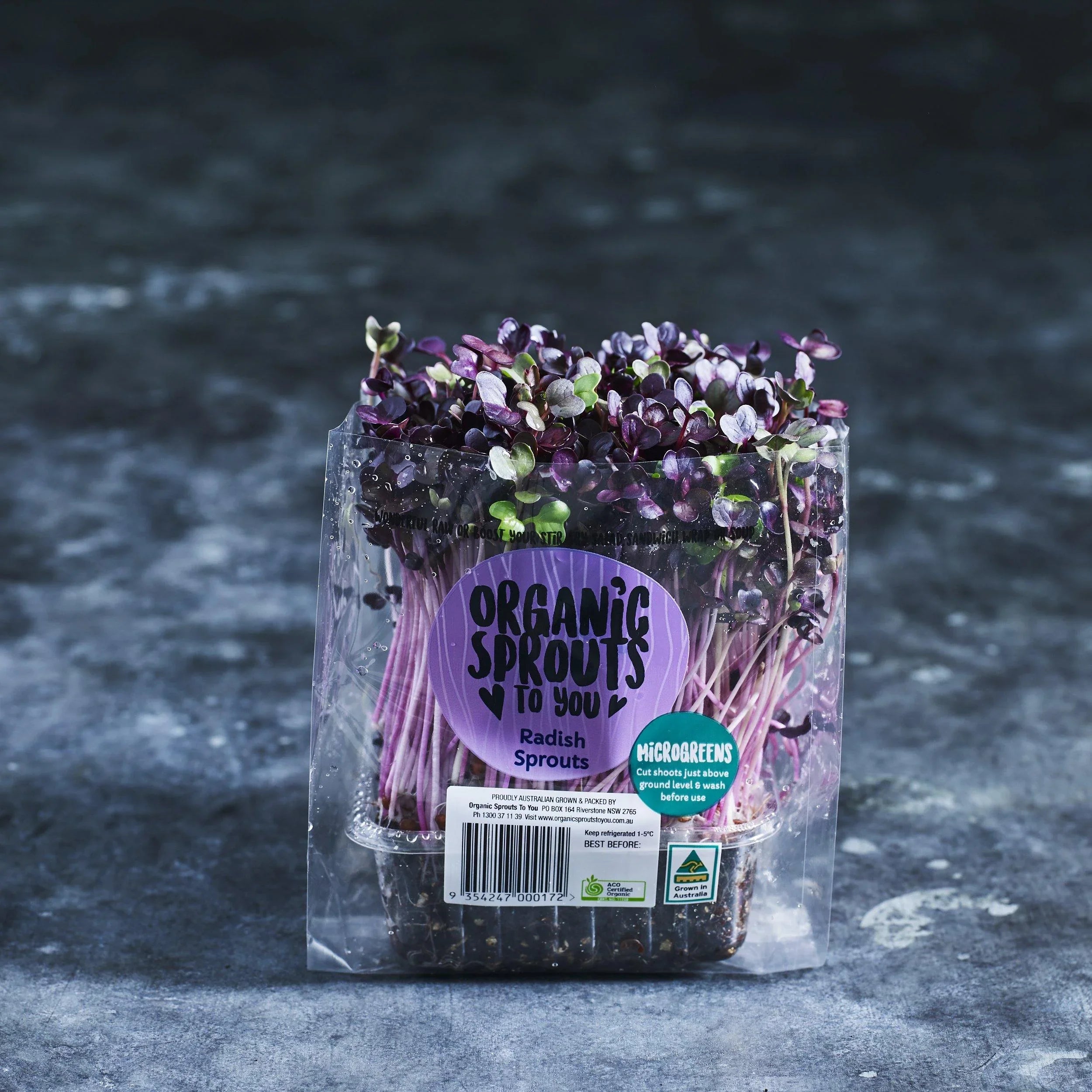 Radish microgreens - Australian Wheatgrass