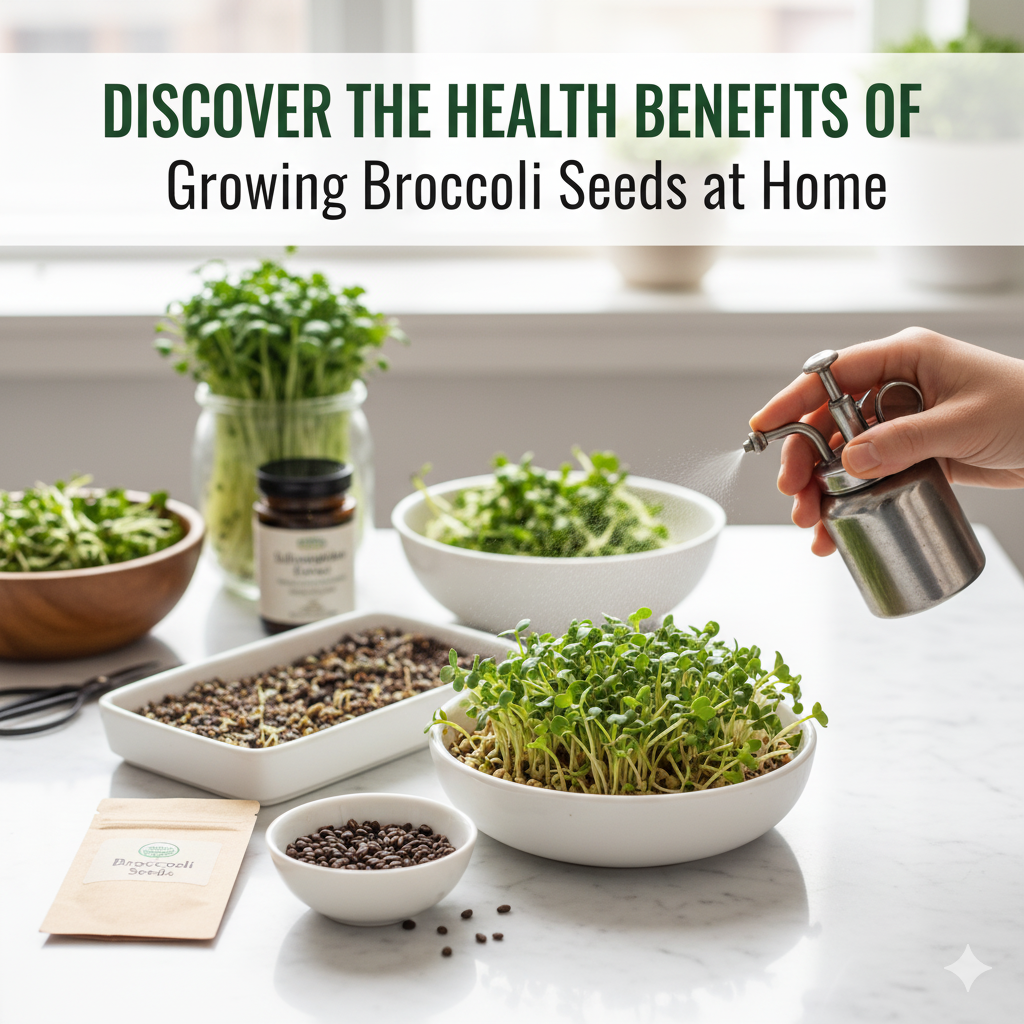 Discover the Health Benefits of Growing Broccoli Seeds at Home