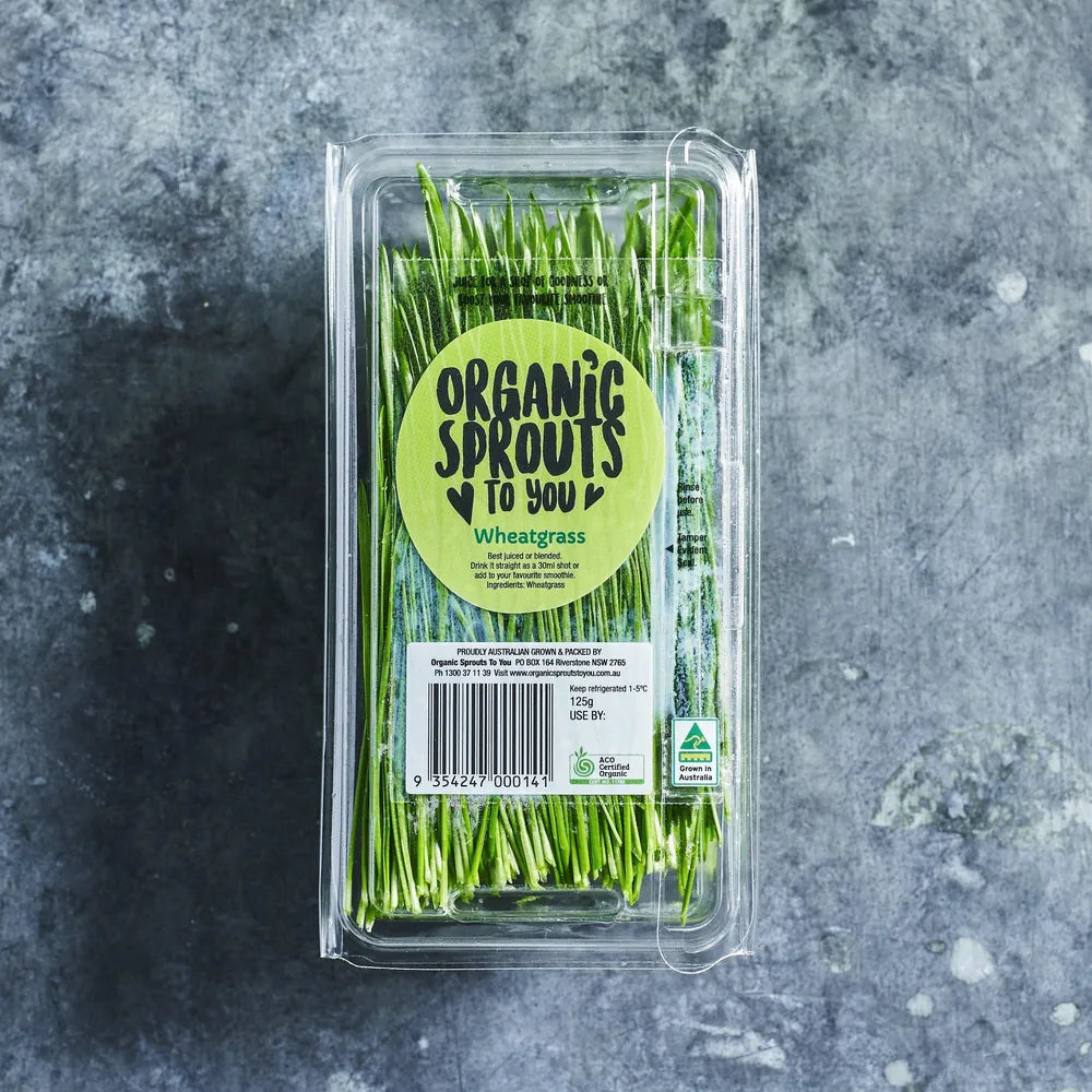 Wheatgrass - Pre - packed - Australian Wheatgrass