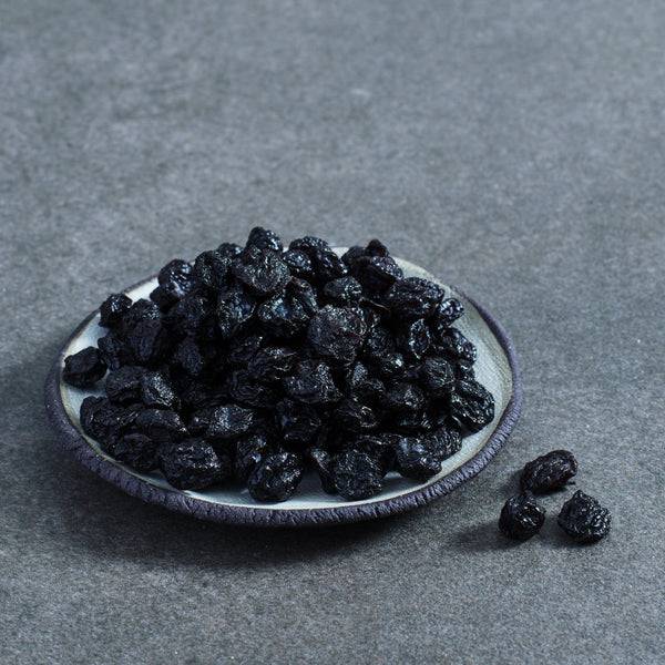 Organic Dried Blueberries in a bowl