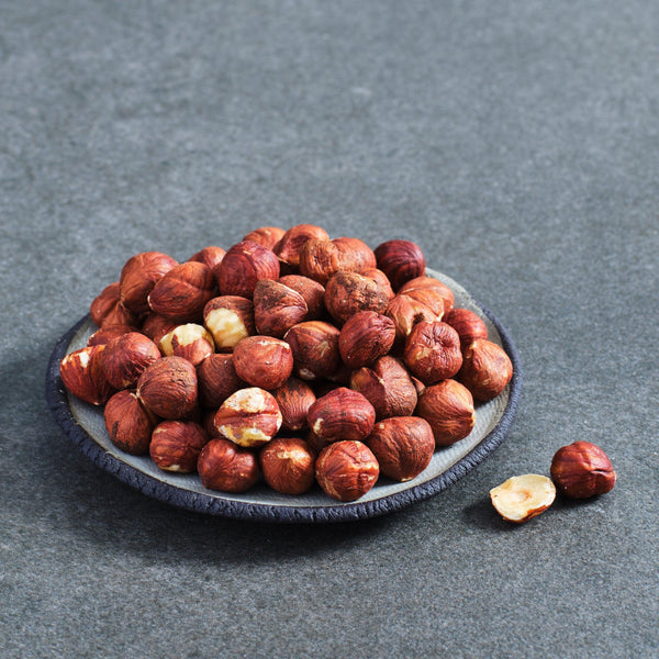 Raw Hazelnuts in a bowl
