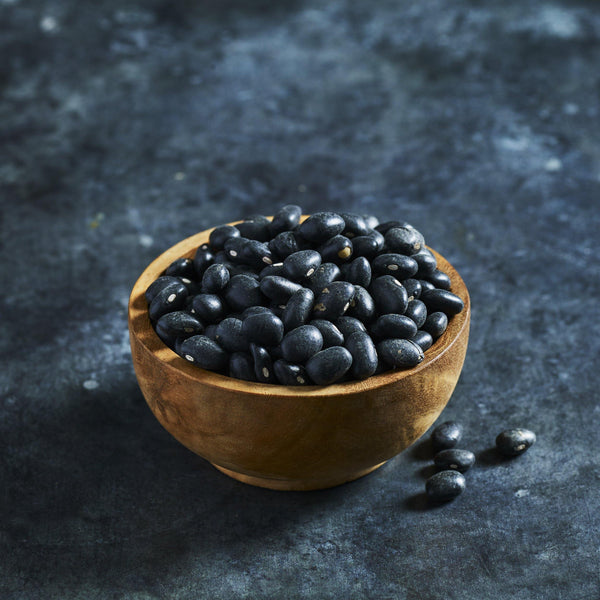 Black Turtle Beans In A Bowl For Cooking